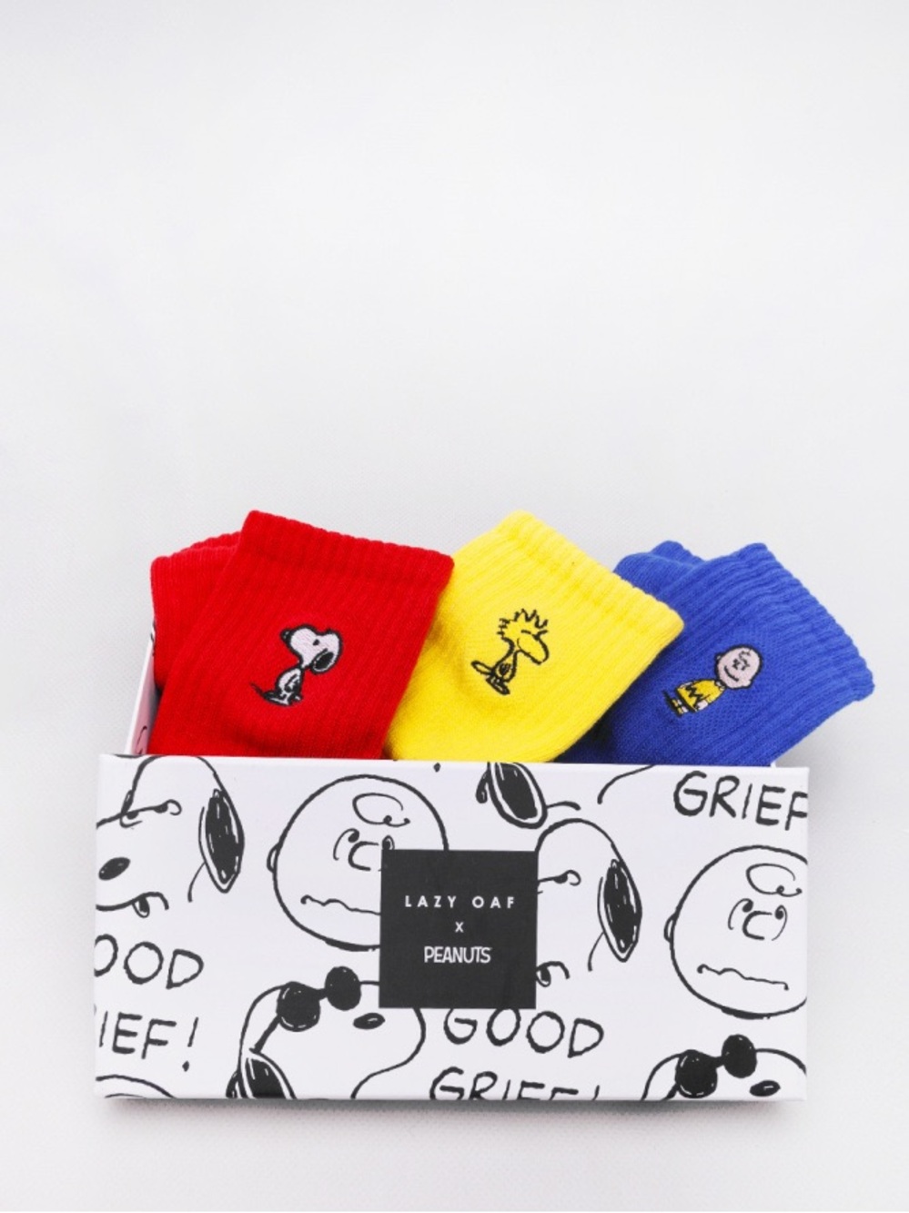 RARE NWT Lazy Oaf x Peanuts Sock 3-pack